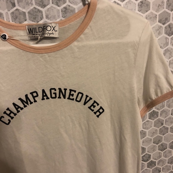 NWT WildFox Champagne Graphic Tee - Picture 6 of 7